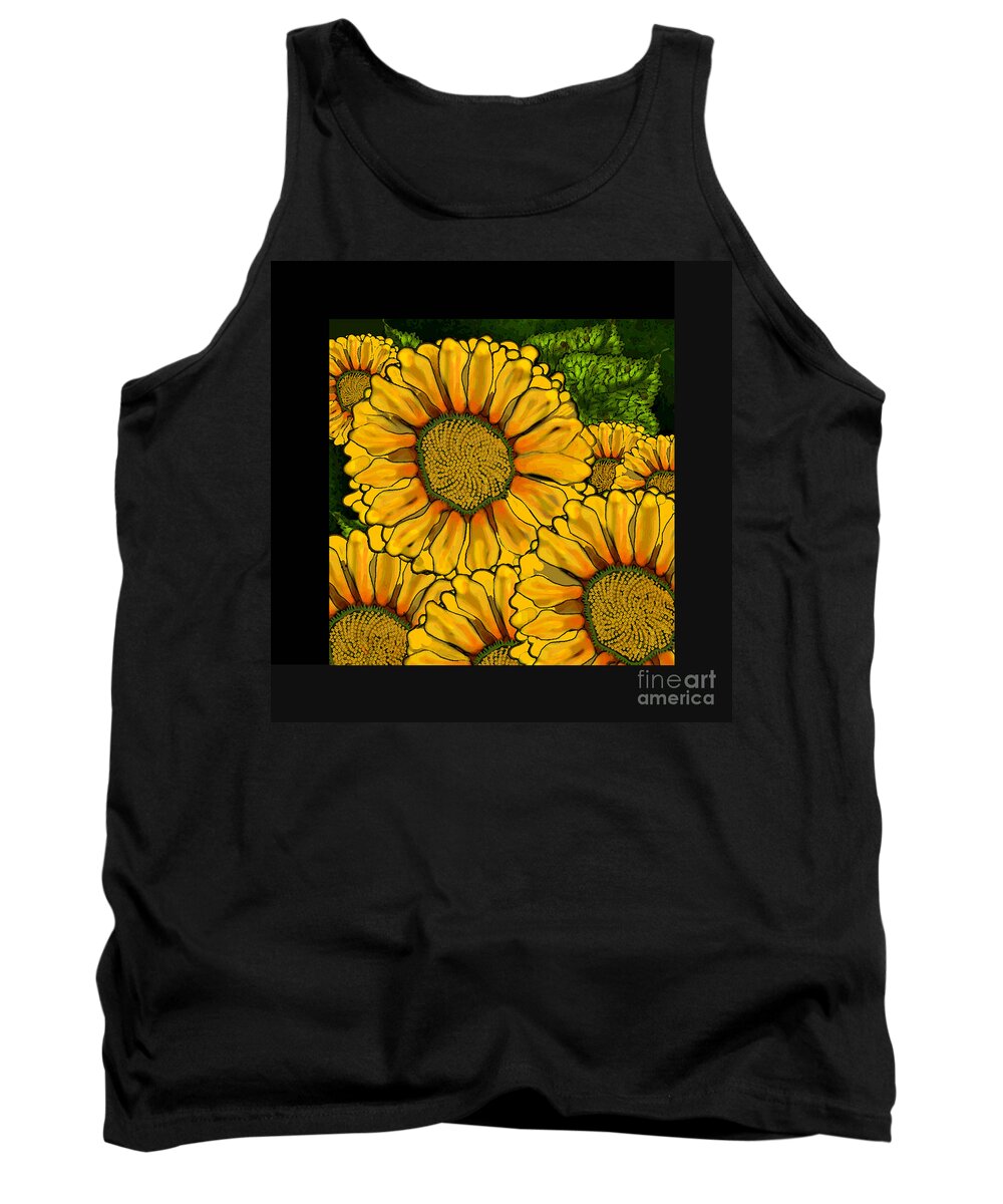 Here's Looking At You Tank Top featuring the digital art Here's Looking at You by Carol Jacobs