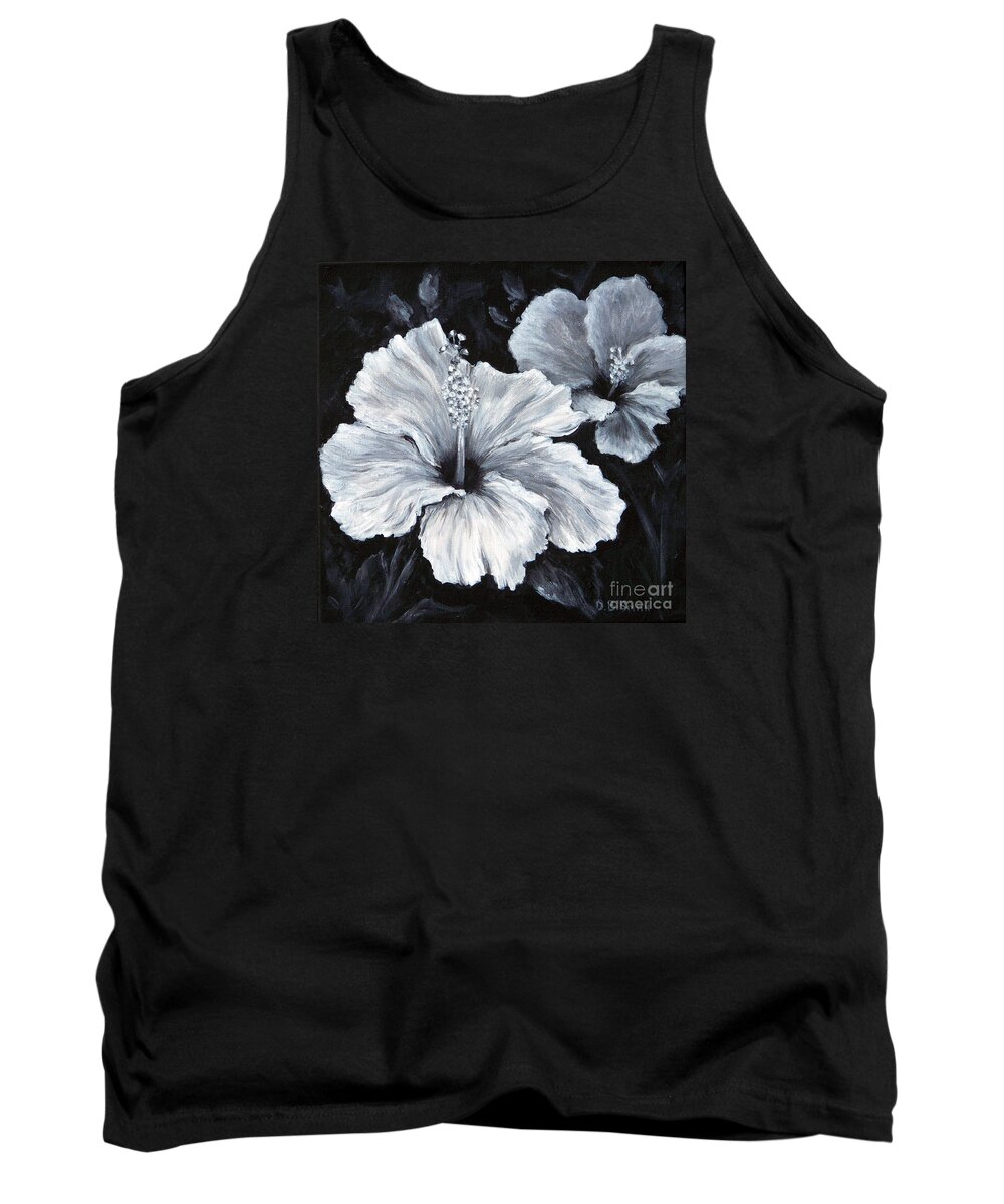 Hibiscus Tank Top featuring the painting Hibiscus 2 by Deborah Smith