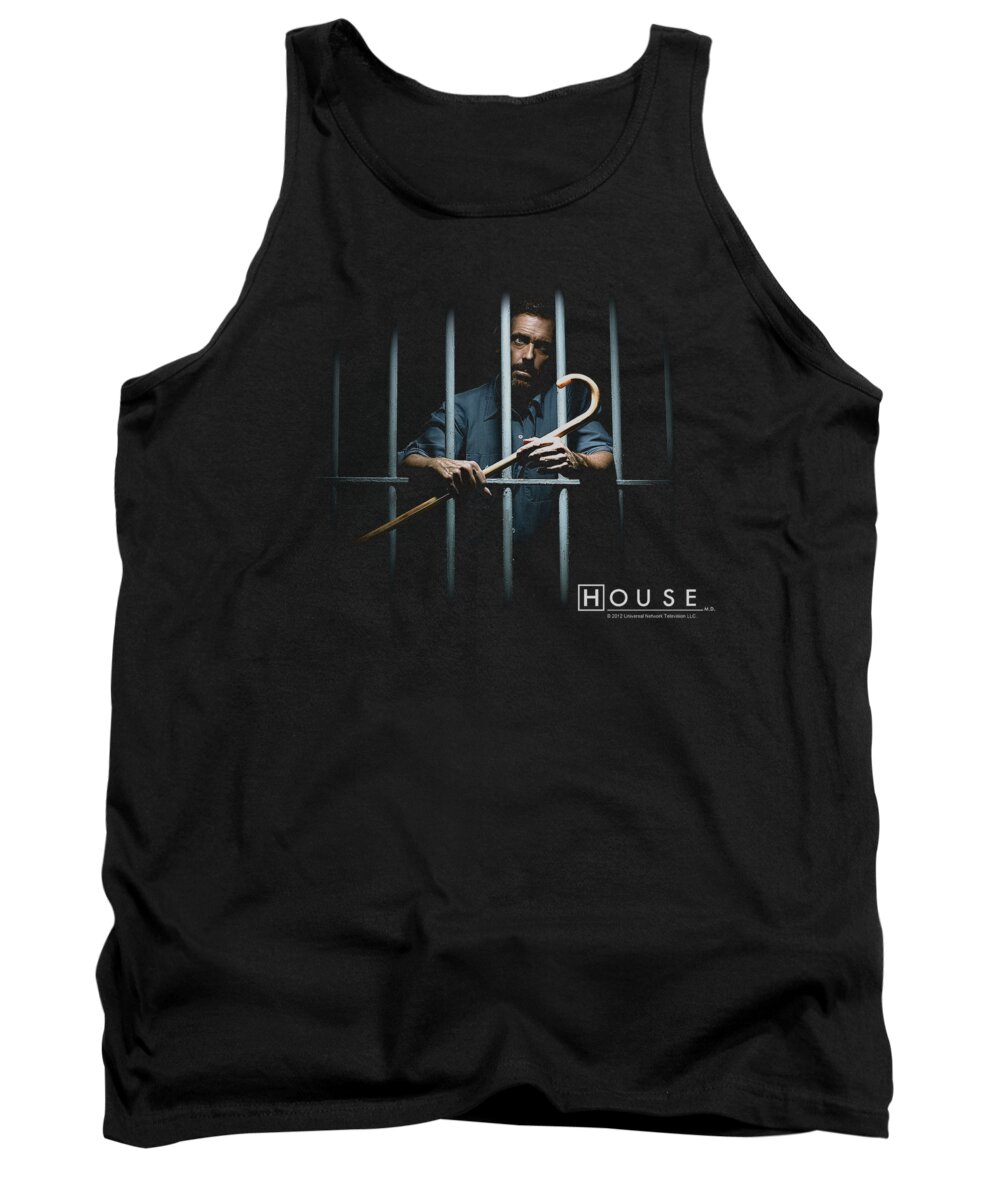 Tank Top featuring the digital art House - Behind Bars by Brand A