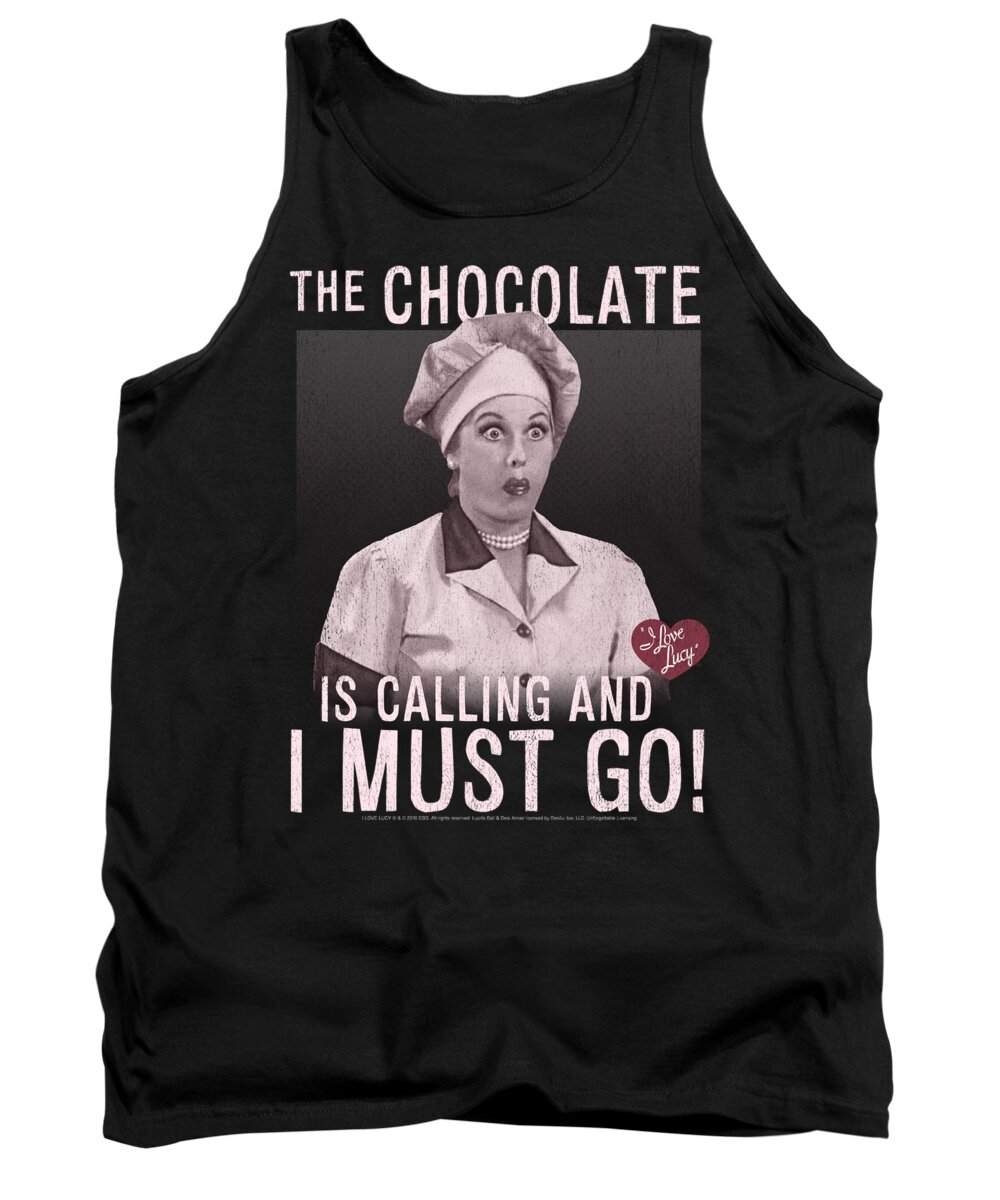  Tank Top featuring the digital art I Love Lucy - Chocolate Calling by Brand A