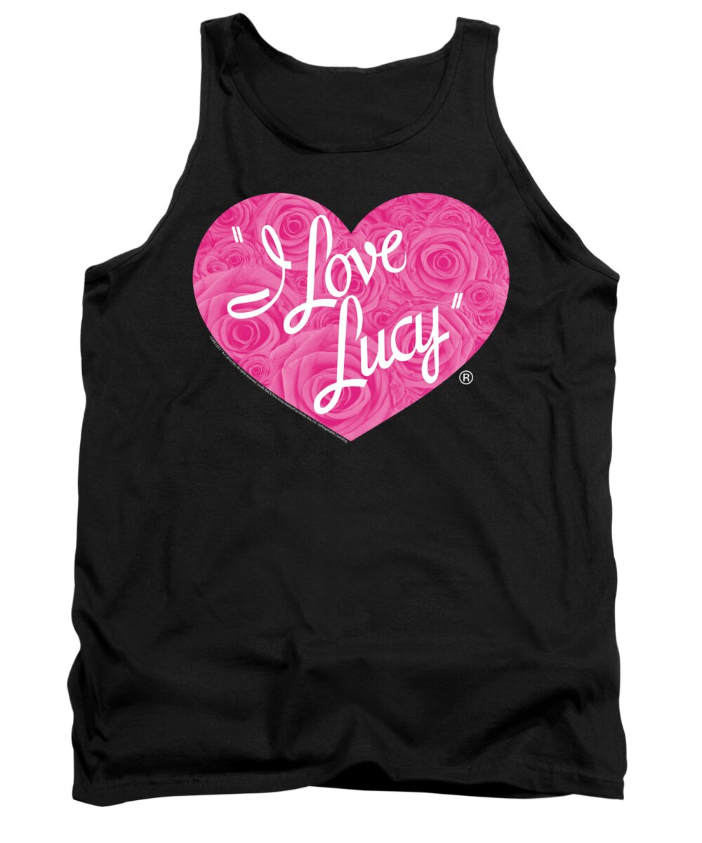  Tank Top featuring the digital art I Love Lucy - Floral Logo by Brand A