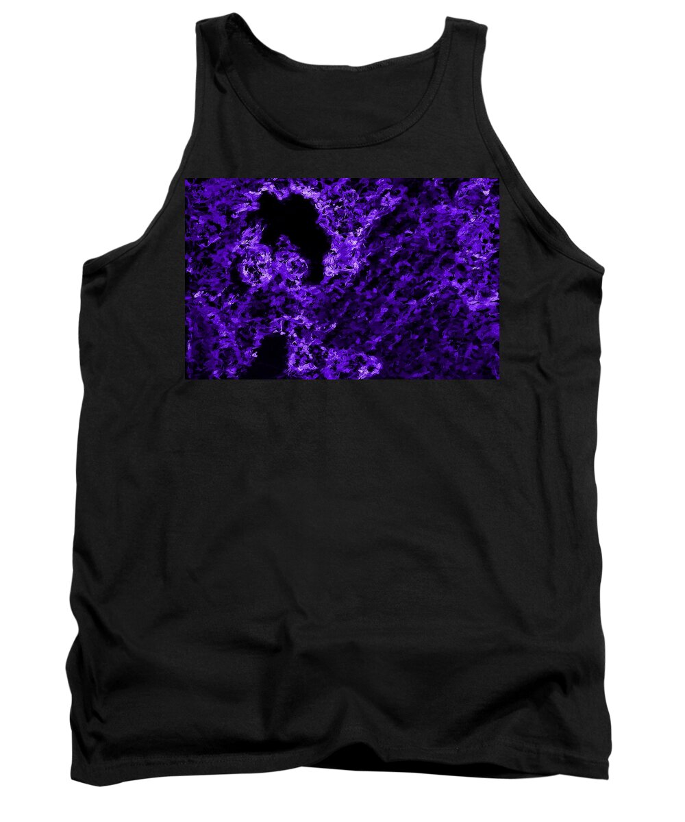 Landscape Tank Top featuring the photograph I SEE in Purple by Morgan Carter