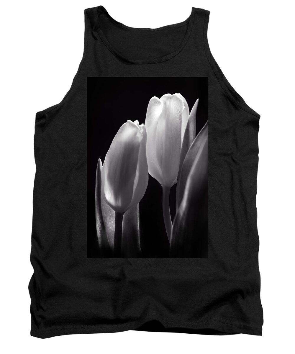B&w Tank Top featuring the photograph I Want To Lay My Head On Your Shoulder by Sandra Parlow