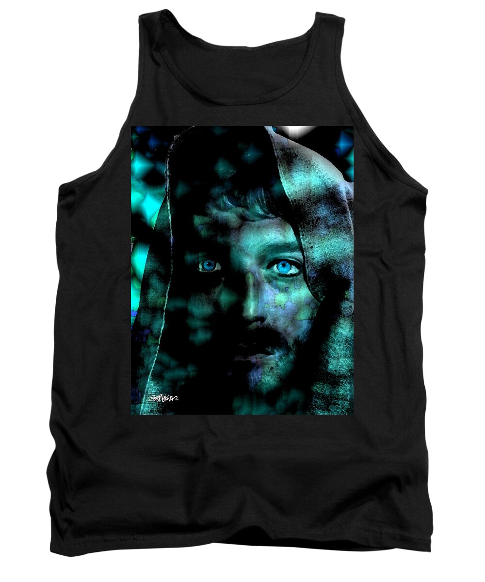 In The Garden Tank Top featuring the digital art In The Garden by Seth Weaver