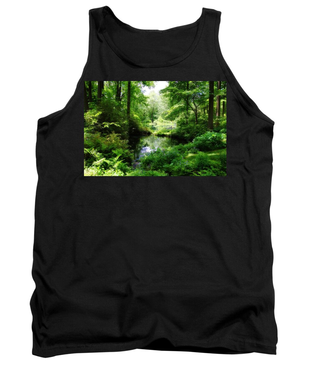 Forest Tank Top featuring the photograph In the Stillness by Trina Ansel