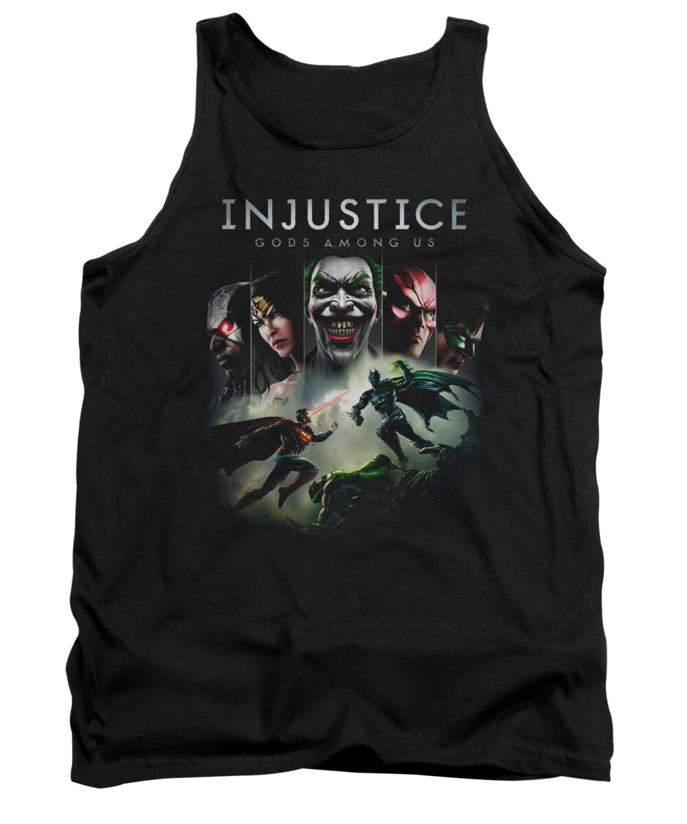 Comics Tank Top featuring the digital art Injustice Gods Among Us - Key Art by Brand A