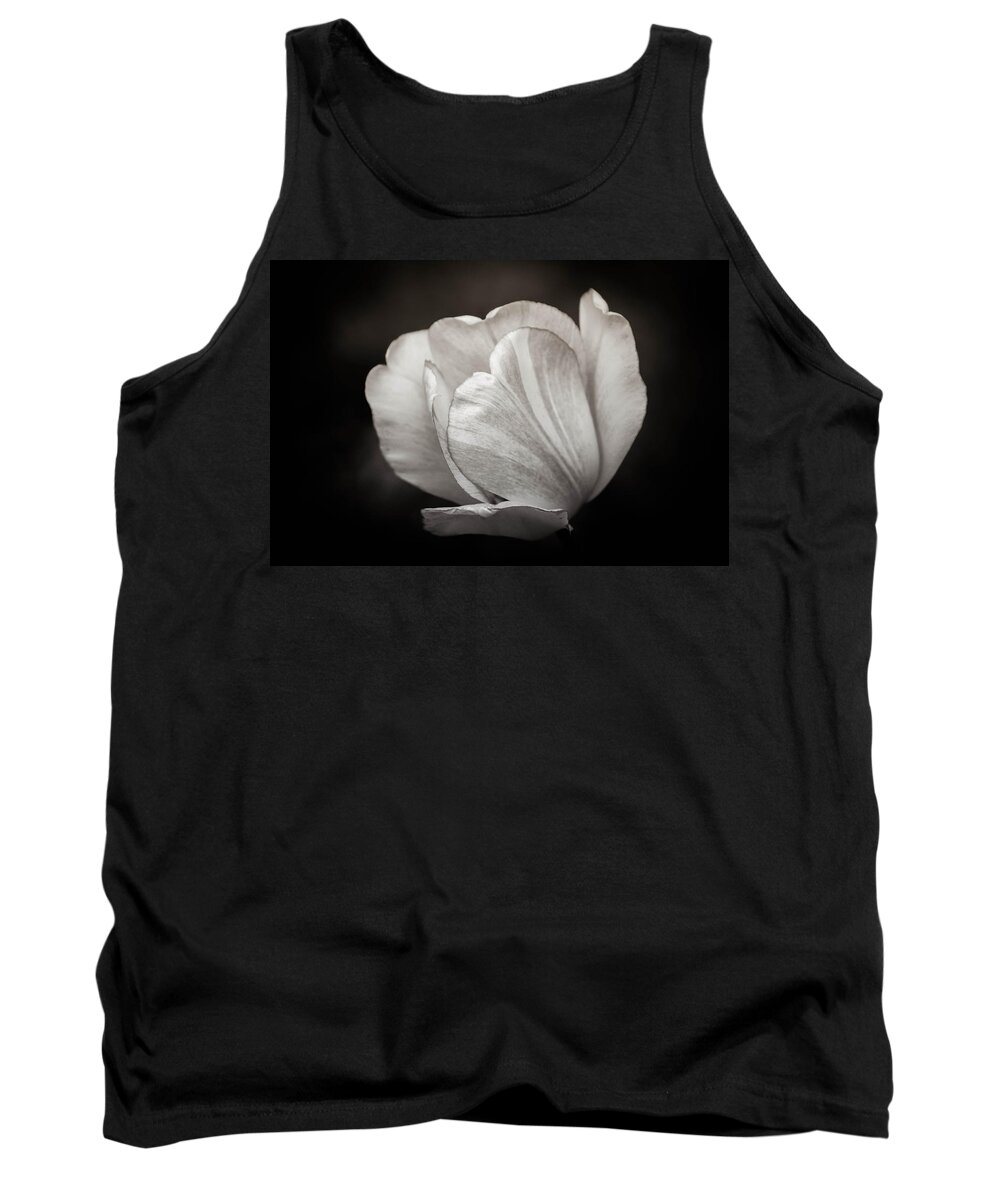 Black And White Tank Top featuring the photograph Innocence by Sara Frank