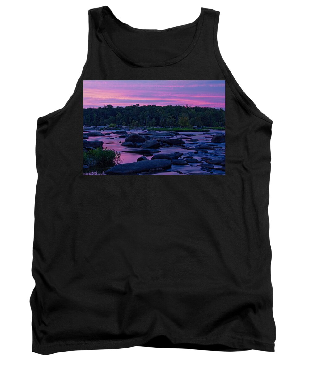 James River Sunset Tank Top featuring the photograph James River Sunset by Jemmy Archer