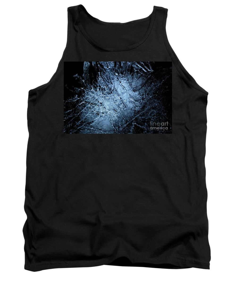 Photography Tank Top featuring the photograph jammer Frozen Cosmos by First Star Art