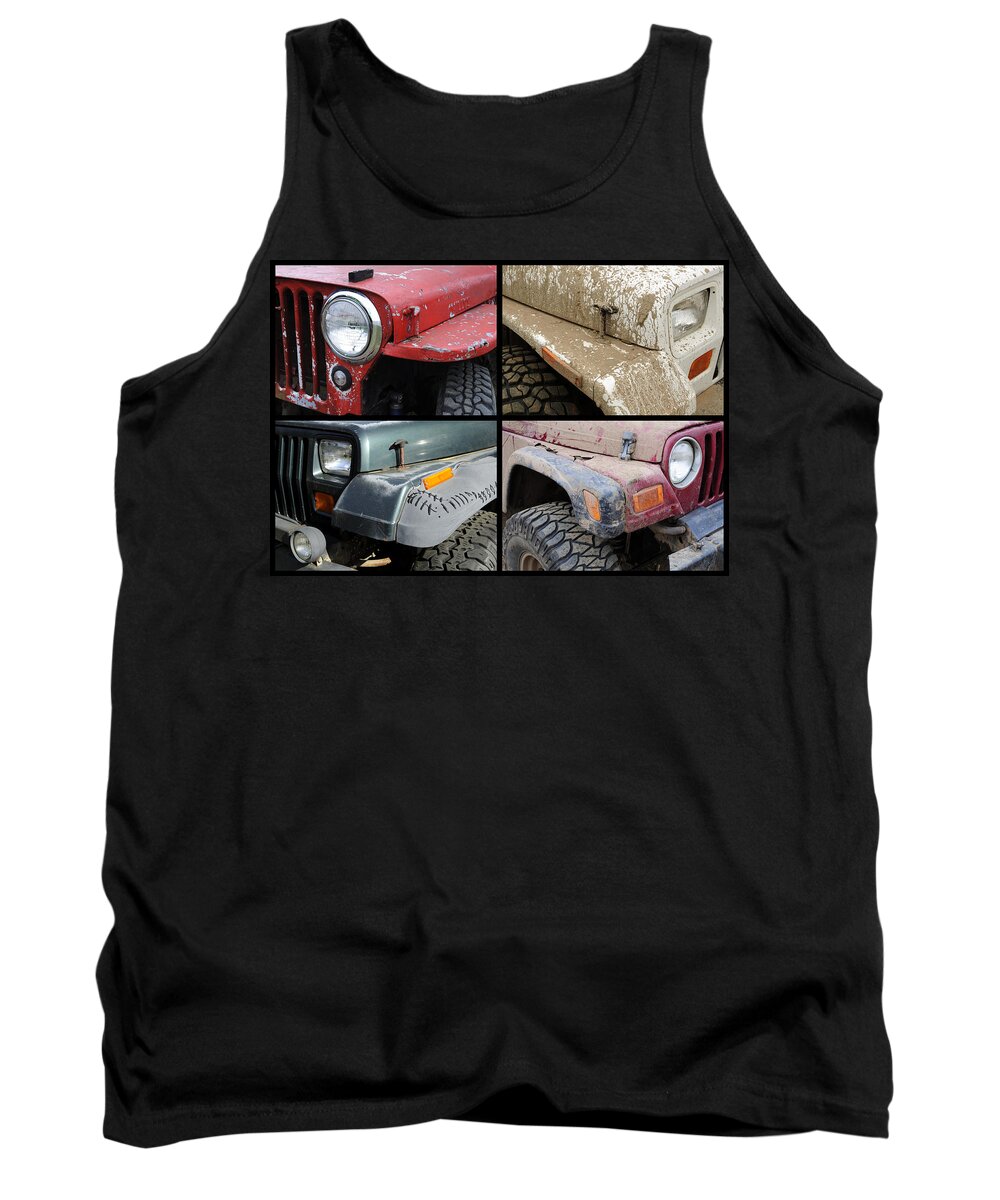 Jeep Tank Top featuring the photograph Jeep 4x4 by Luke Moore