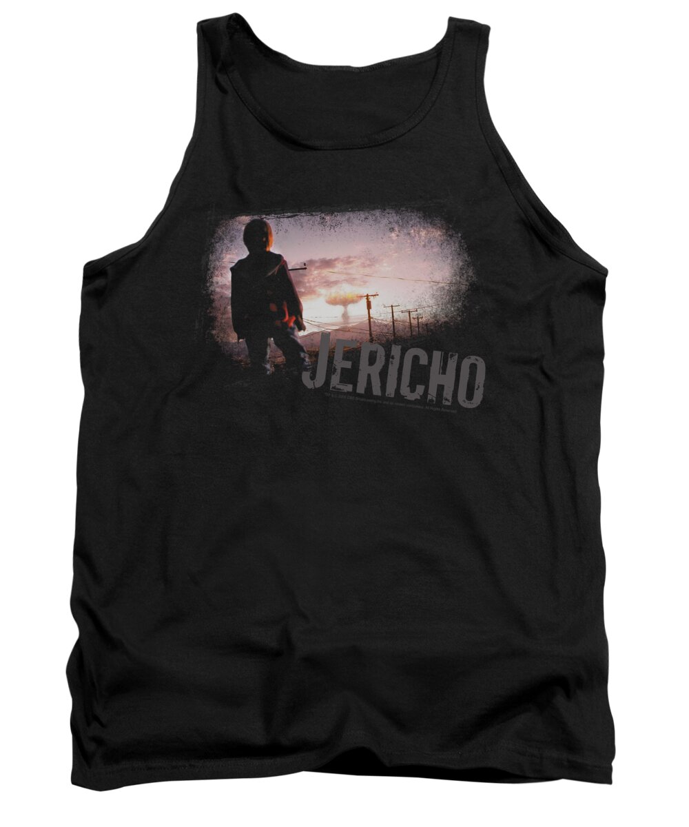 Jericho Tank Top featuring the digital art Jericho - Mushroom Cloud by Brand A