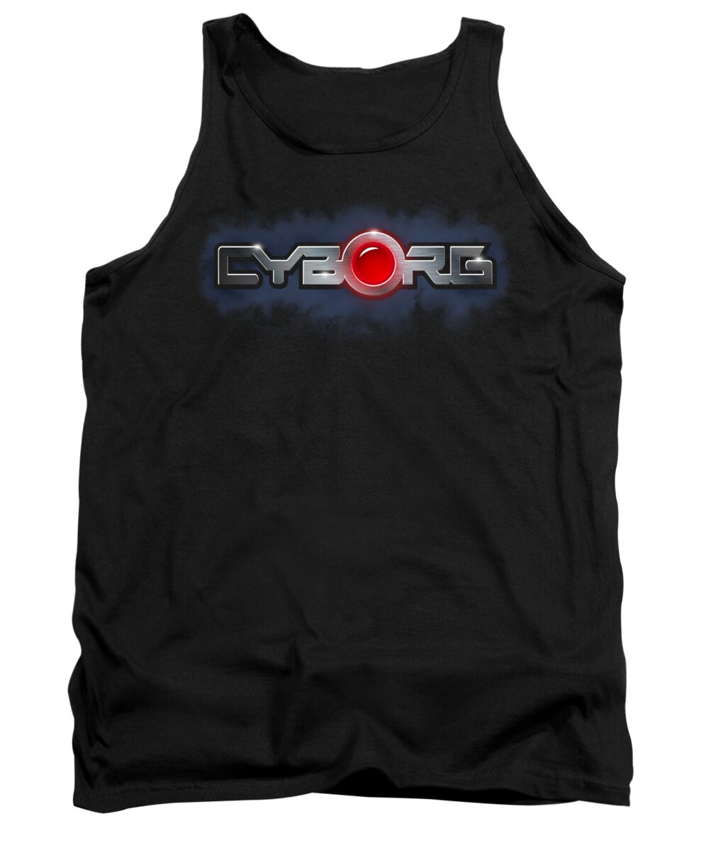  Tank Top featuring the digital art Jla - Cyborg Title by Brand A