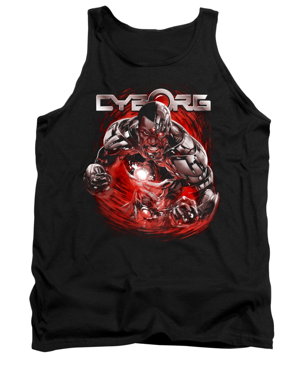  Tank Top featuring the digital art Jla - Engaged by Brand A
