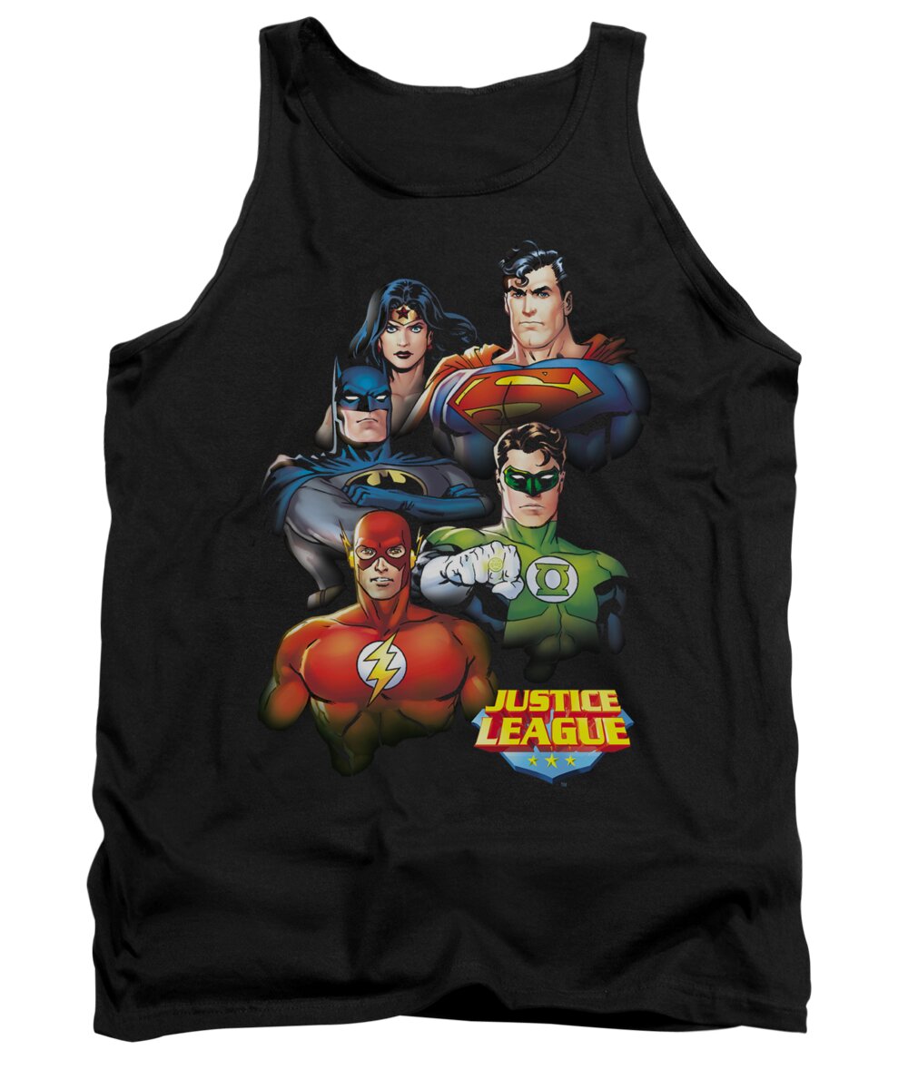  Tank Top featuring the digital art Jla - Group Portrait by Brand A