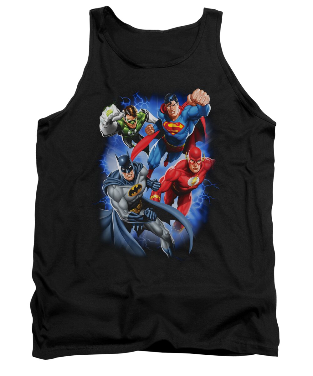  Tank Top featuring the digital art Jla - Storm Makers by Brand A