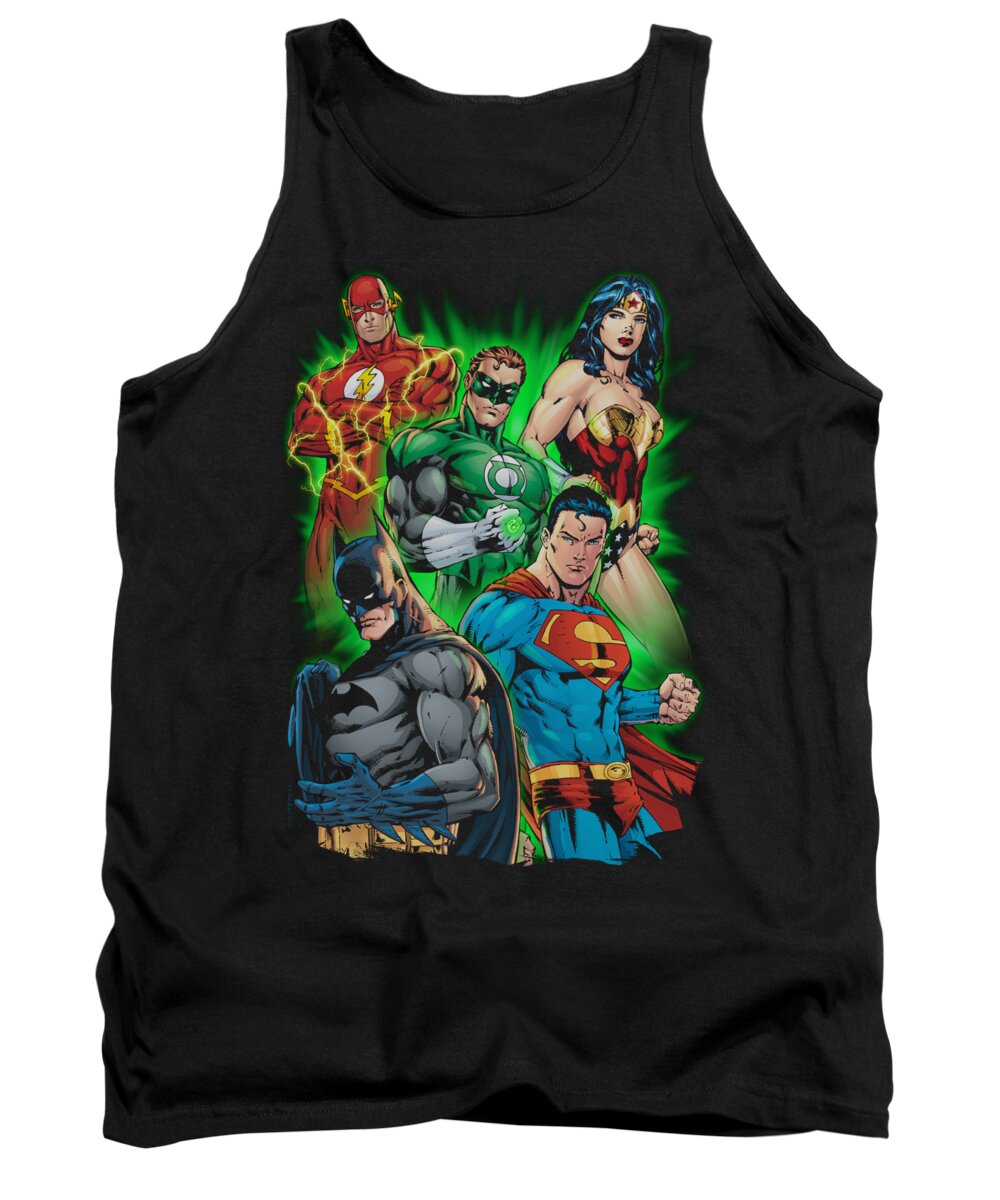  Tank Top featuring the digital art Jla - Will Power by Brand A