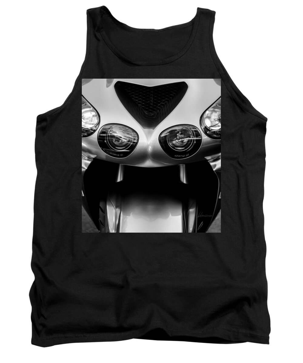 Motorcycles Tank Top featuring the photograph Kawasaki Ninja - ZX -14 by Steven Milner