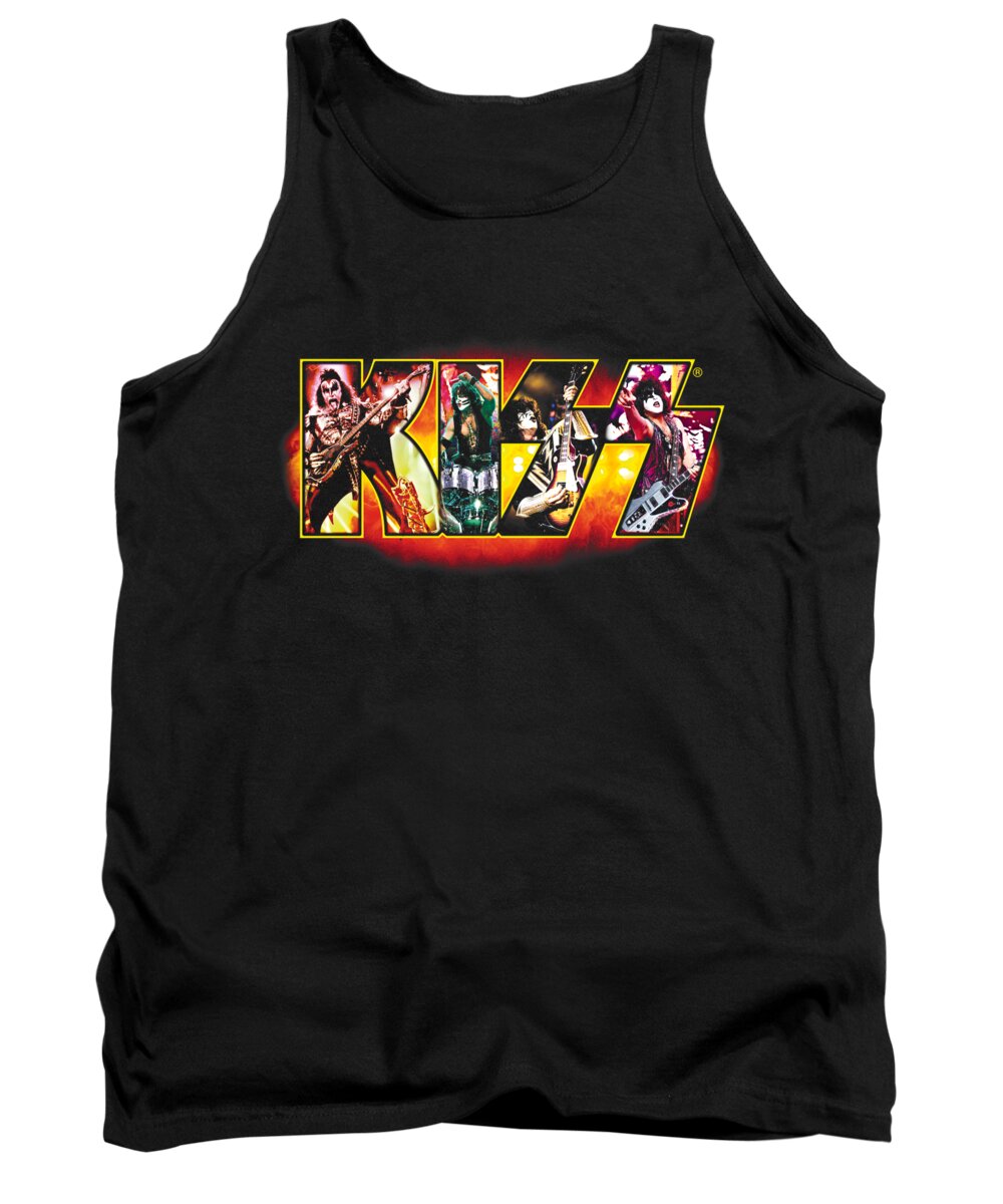  Tank Top featuring the digital art Kiss - Stage Logo by Brand A