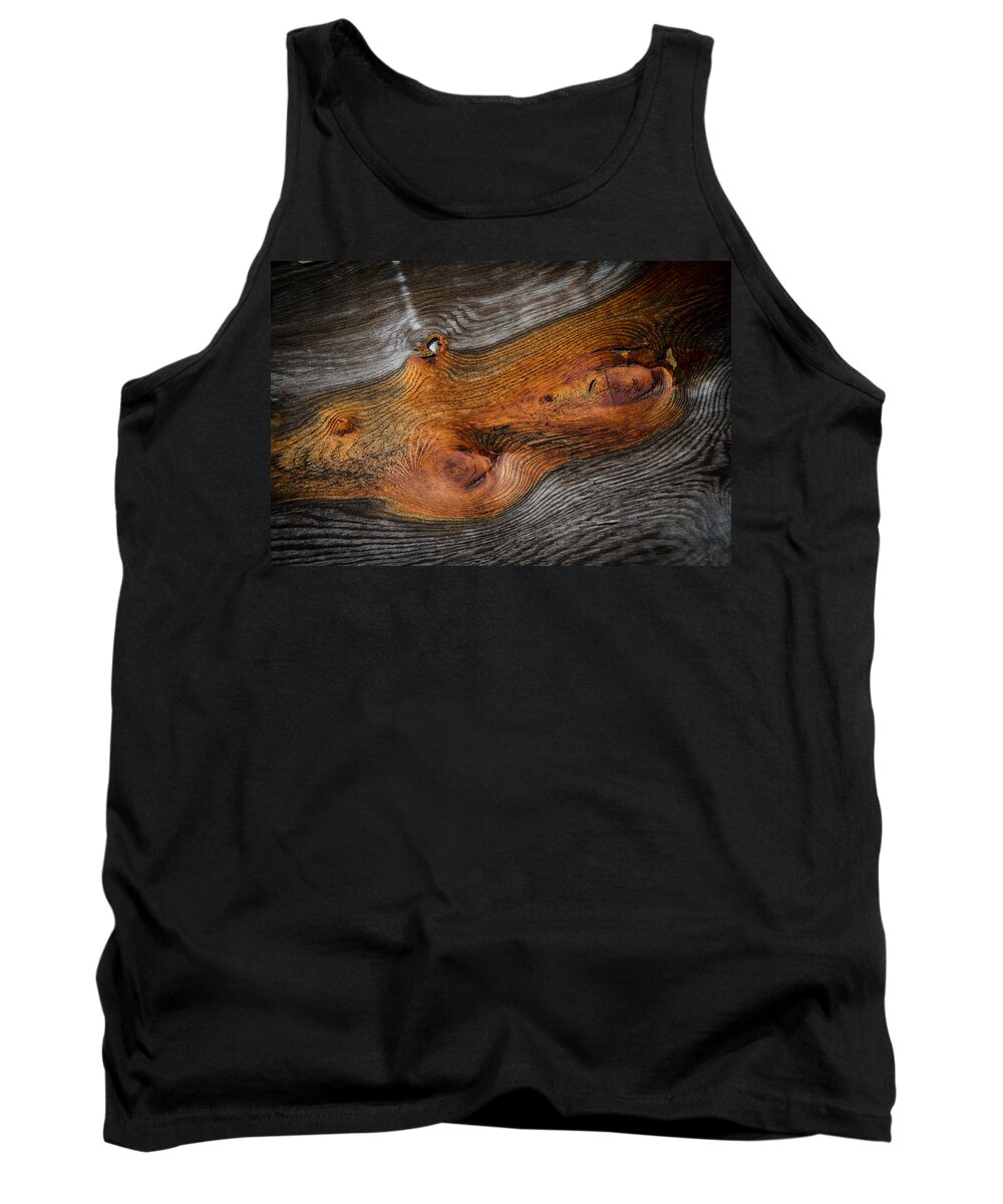 Knotty Plank Monterey Ca Tank Top featuring the photograph Knotty Plank by Ron White