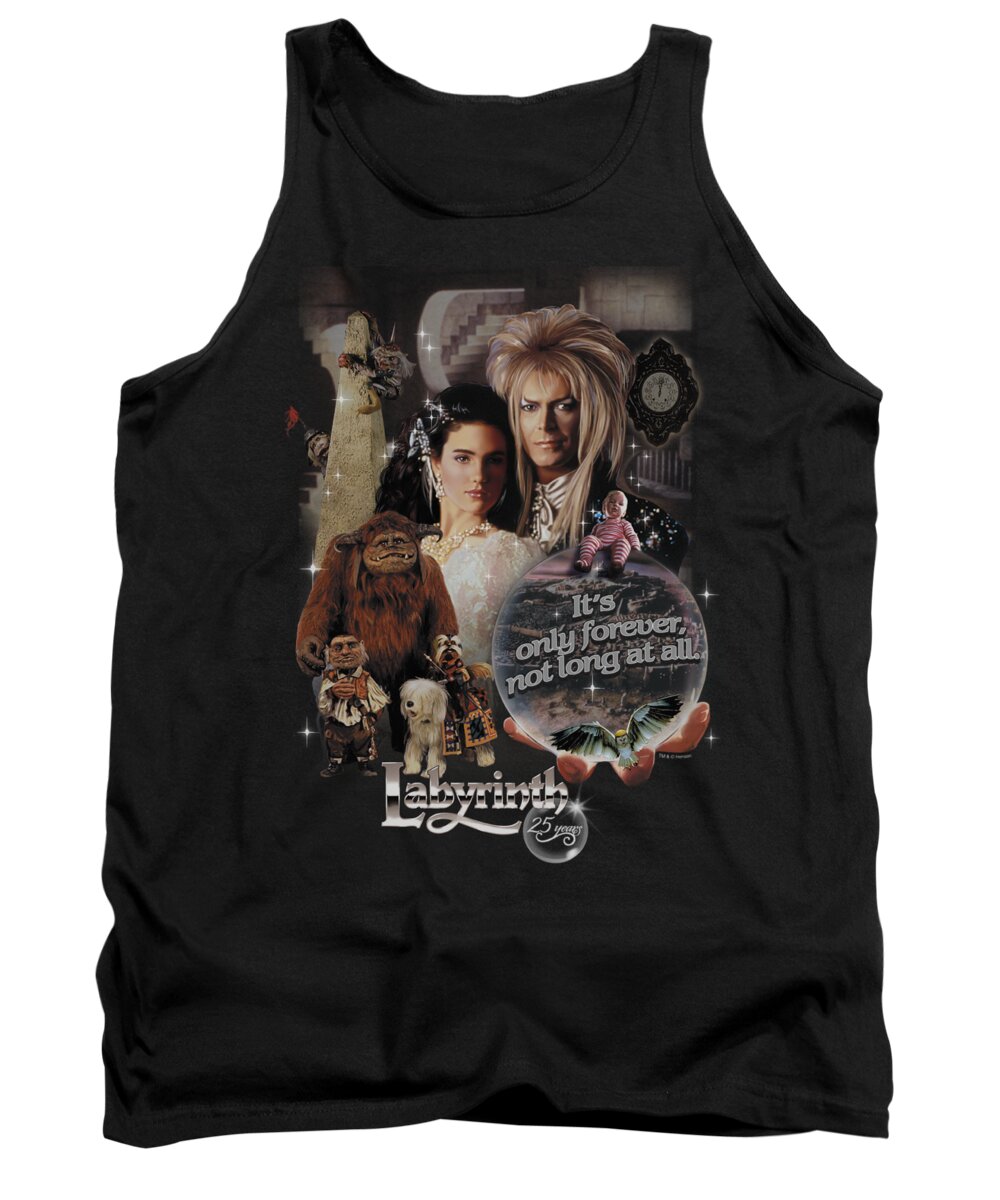 Labyrinth Tank Top featuring the digital art Labyrinth - 25 Years Of Magic by Brand A
