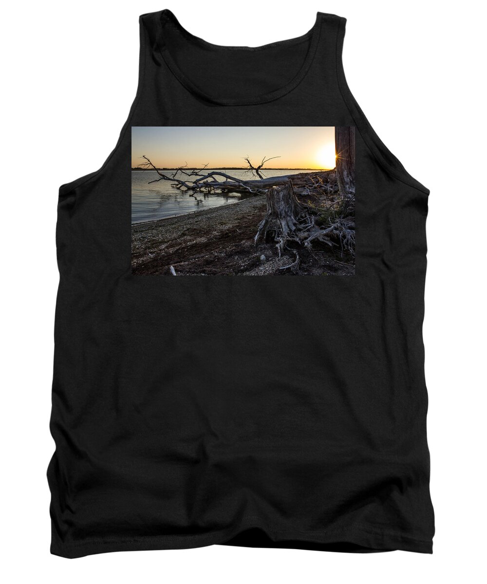 Sunset Tank Top featuring the photograph Lake Alice Sunset by Aaron J Groen