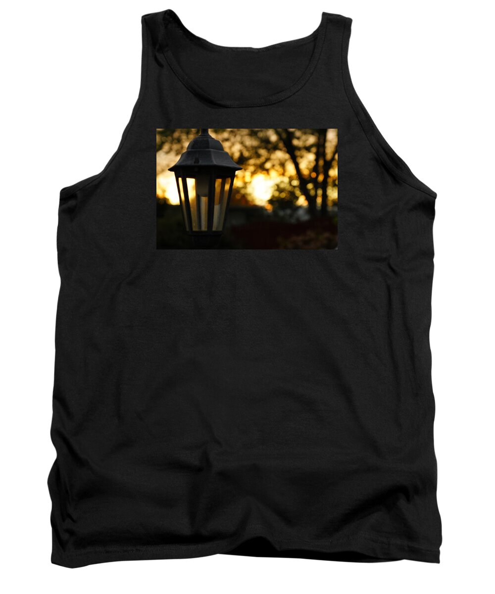Lamp Tank Top featuring the photograph Lamplight by Photographic Arts And Design Studio