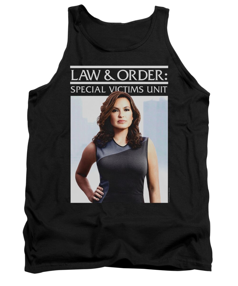 Law And Order Tank Top featuring the digital art Lando:svu - Behind Closed Doors by Brand A
