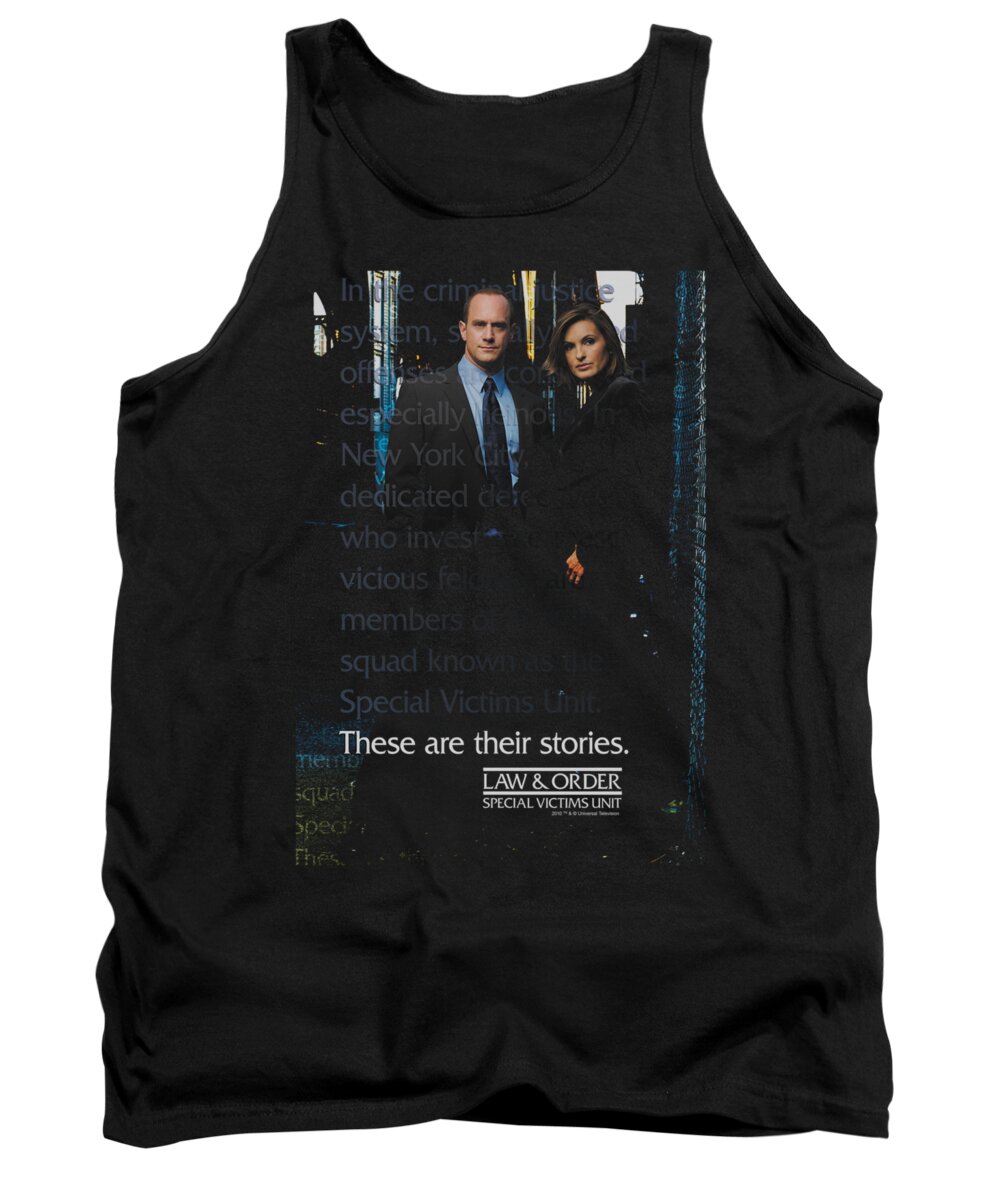 Law And Order Tank Top featuring the digital art Law And Order Svu - Svu by Brand A