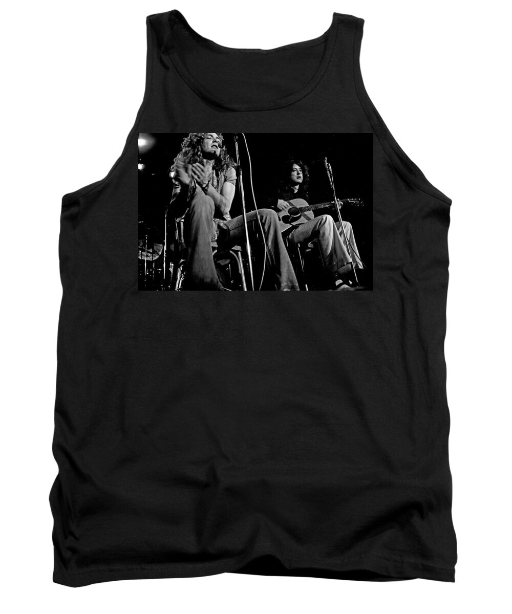 Led Zeppelin Tank Top featuring the photograph Led Zeppelin by Georgia Clare