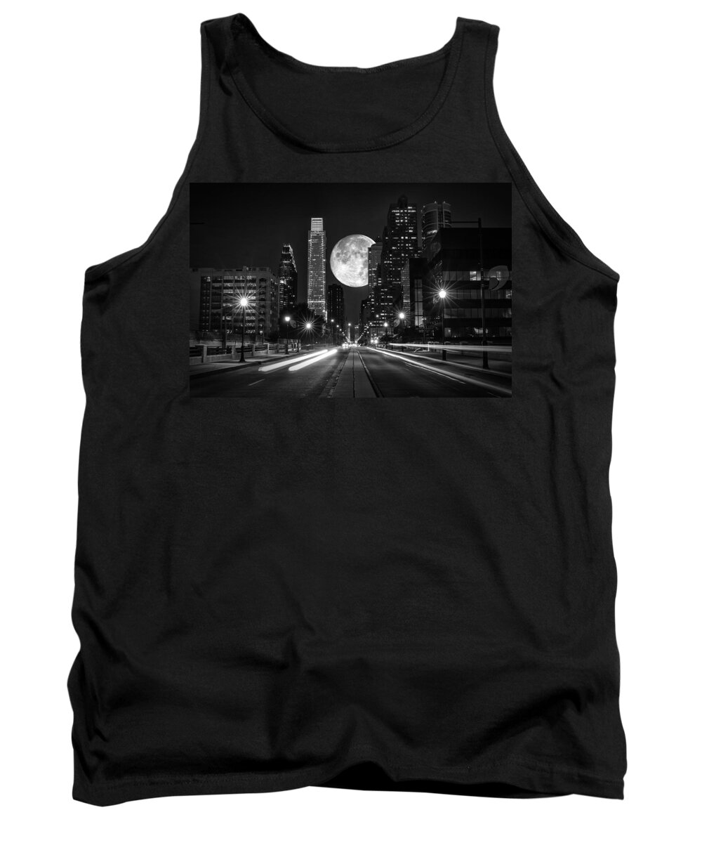 Landscape Tank Top featuring the photograph Long Nights Moon by Rob Dietrich