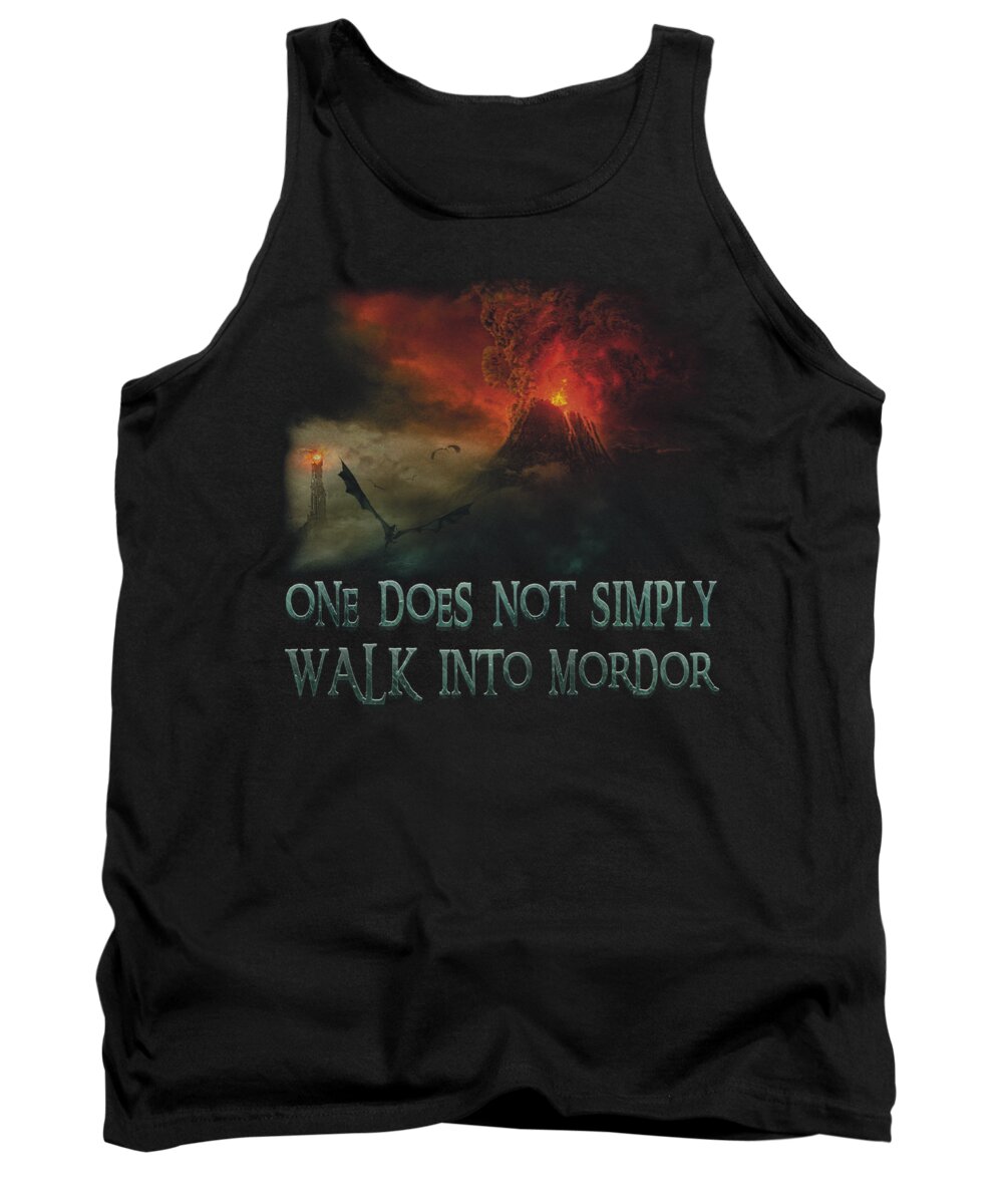  Tank Top featuring the digital art Lor - Walk In Mordor by Brand A