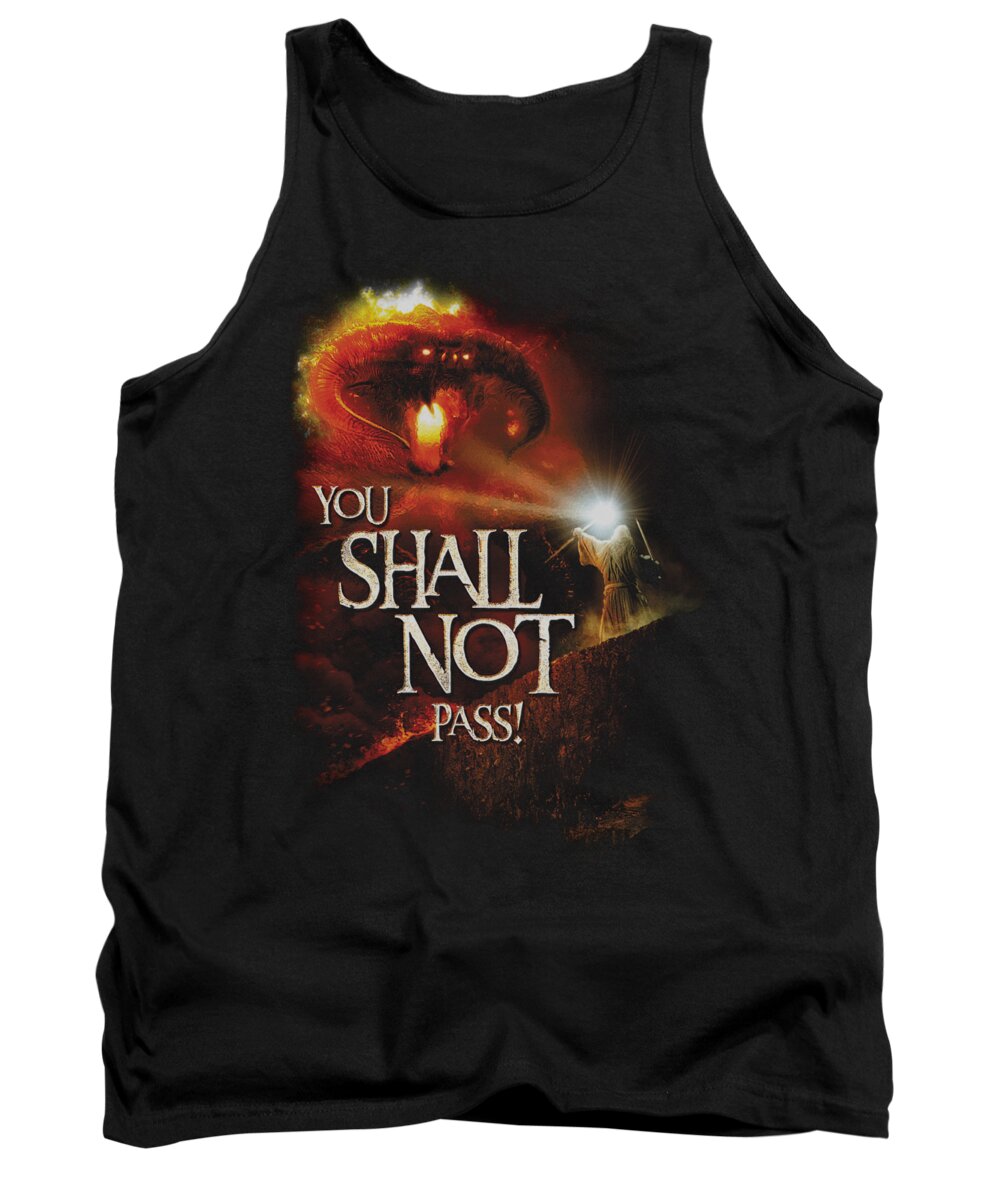  Tank Top featuring the digital art Lor - You Shall Not Pass by Brand A