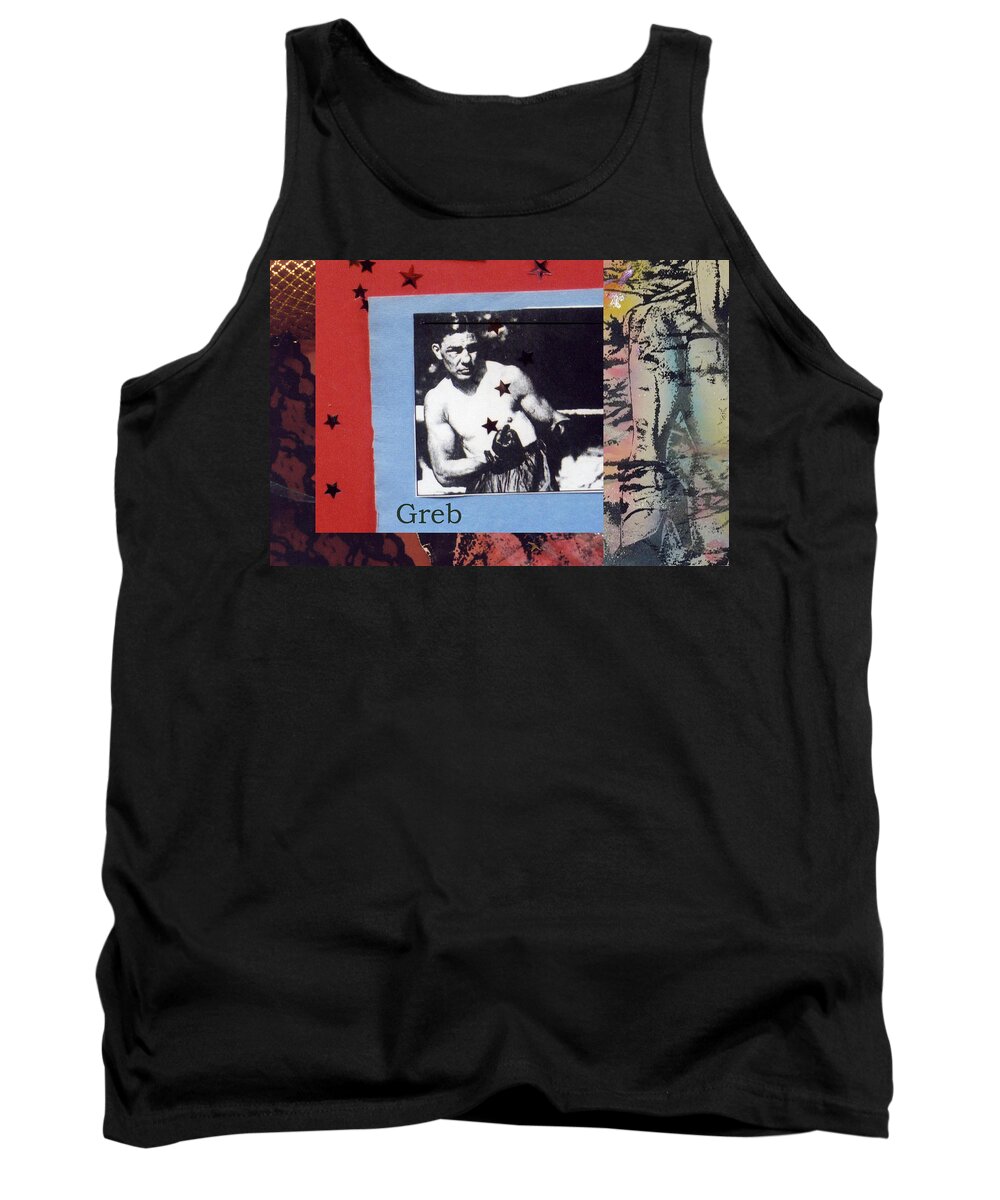Boxers Tank Top featuring the photograph Love and War Greb by Mary Ann Leitch