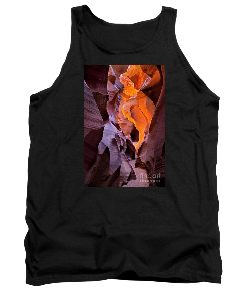 Arizona Tank Top featuring the photograph Lower Antelope Glow by Jerry Fornarotto
