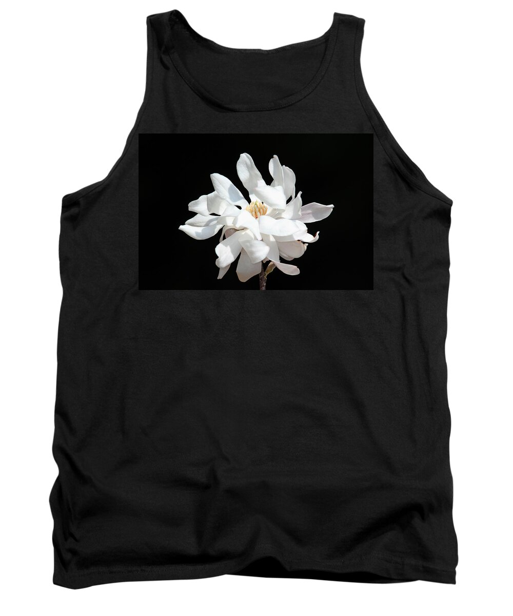 Flower Tank Top featuring the photograph Magnolia Blossom by Trina Ansel