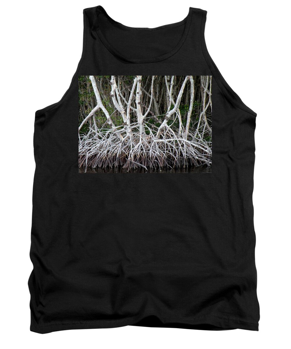 Trees Tank Top featuring the photograph Mangrove Roots by Rosalie Scanlon