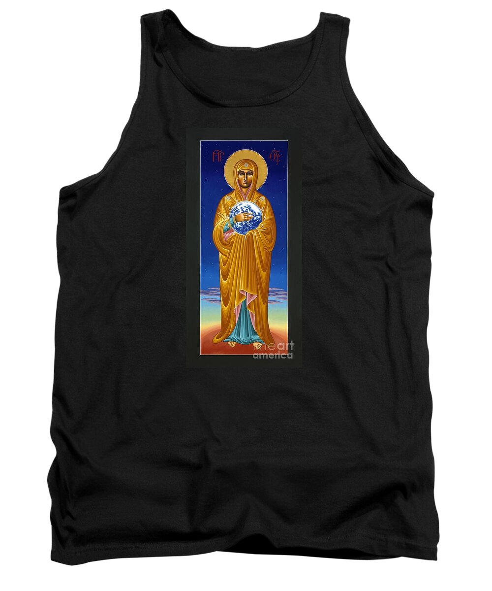 Mother Of All Nations Tank Top featuring the painting Mary Most Holy Mother of All Nations 080 by William Hart McNichols