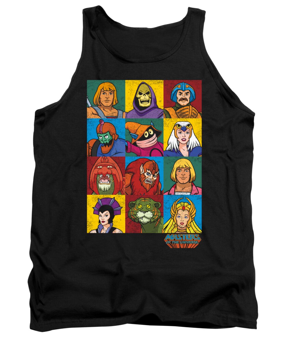  Tank Top featuring the digital art Masters Of The Universe - Character Heads by Brand A