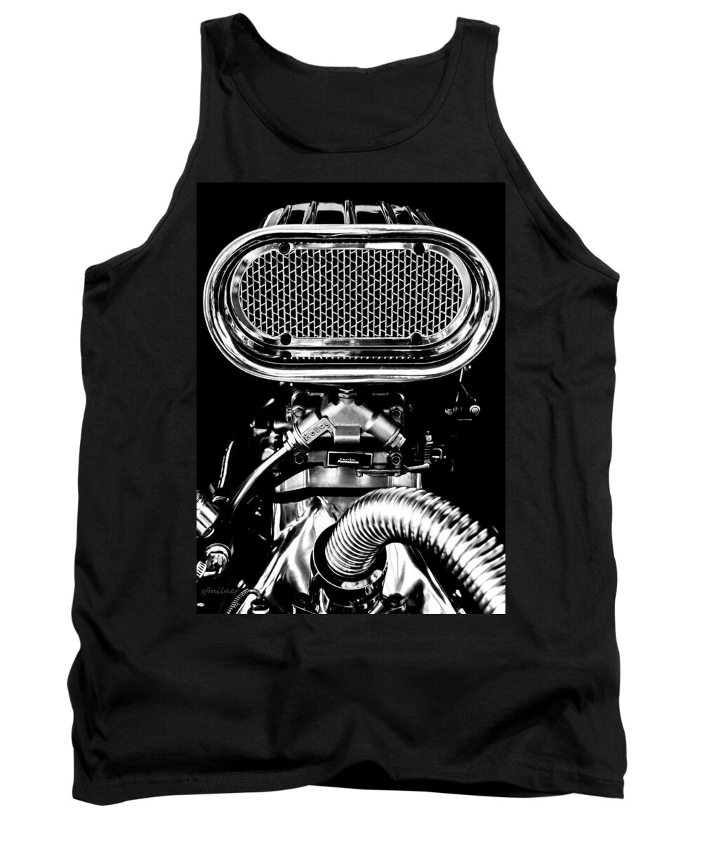 Chrome Tank Top featuring the photograph Maximum rpm by Steven Milner