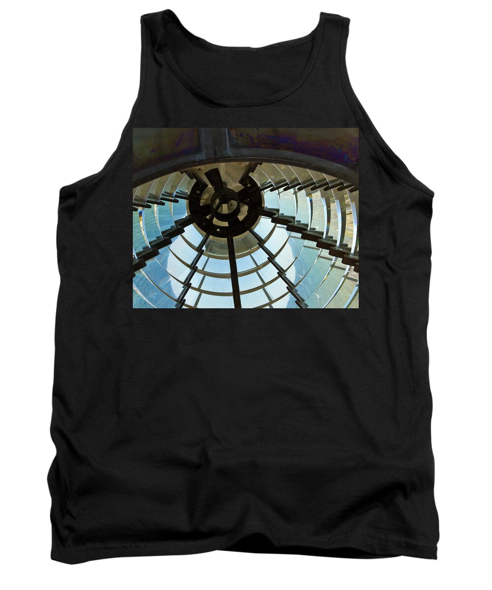 Metal Tank Top featuring the photograph Metal And Glass by Christie Kowalski