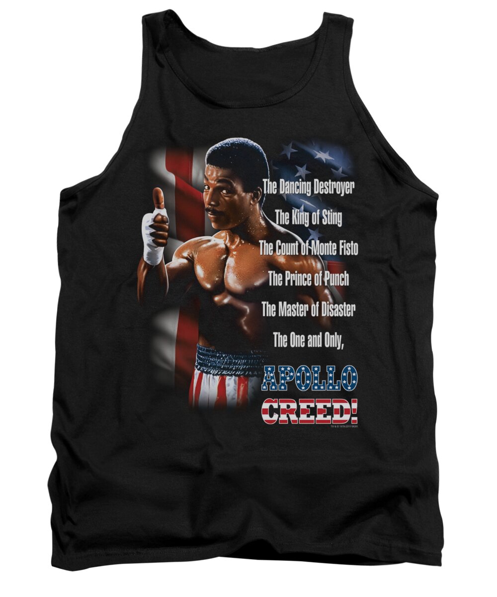 Rocky Ii Tank Top featuring the digital art Mgm - Rocky II - The One And Only by Brand A