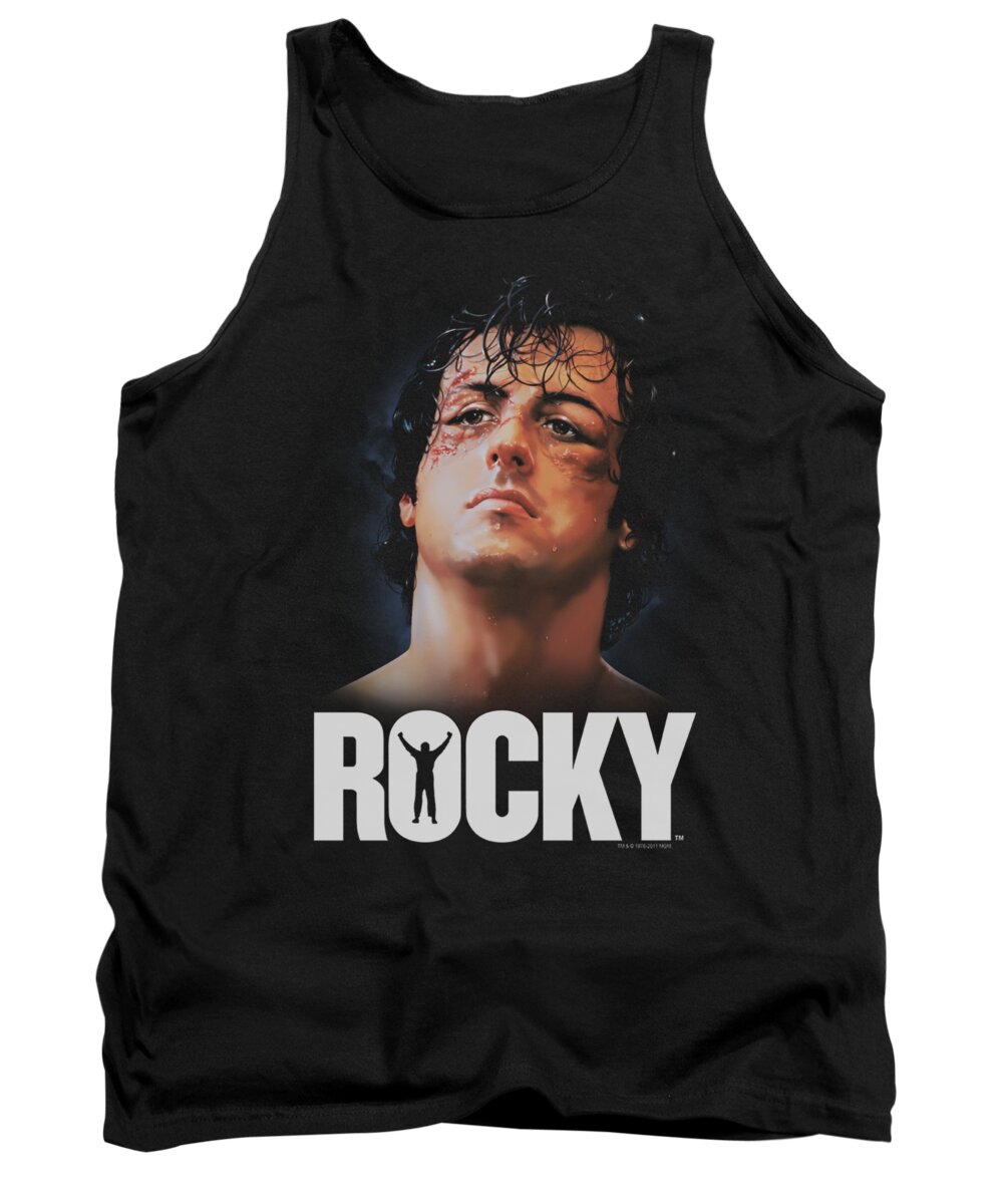 Sylvester Stallone Tank Top featuring the digital art Mgm - Rocky - The Champ by Brand A