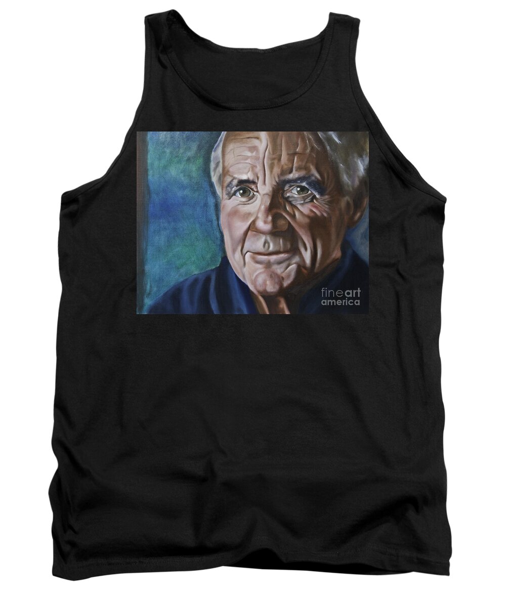 Palin Tank Top featuring the painting Michael Palin by James Lavott