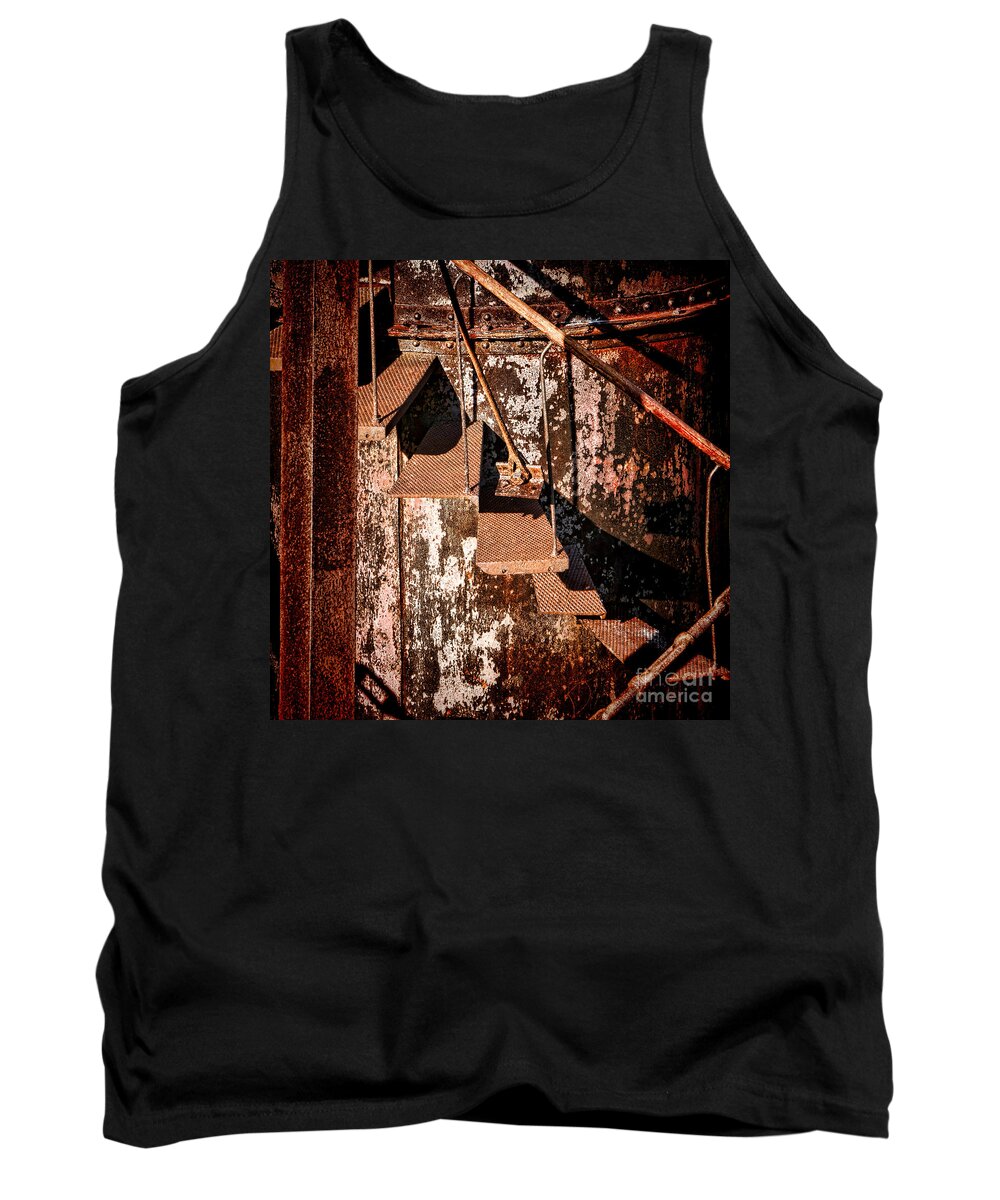 Rusty Tank Top featuring the photograph Mind the Gap by Olivier Le Queinec