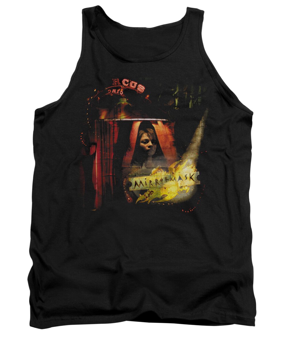 Mirrormask Tank Top featuring the digital art Mirrormask - Big Top Poster by Brand A