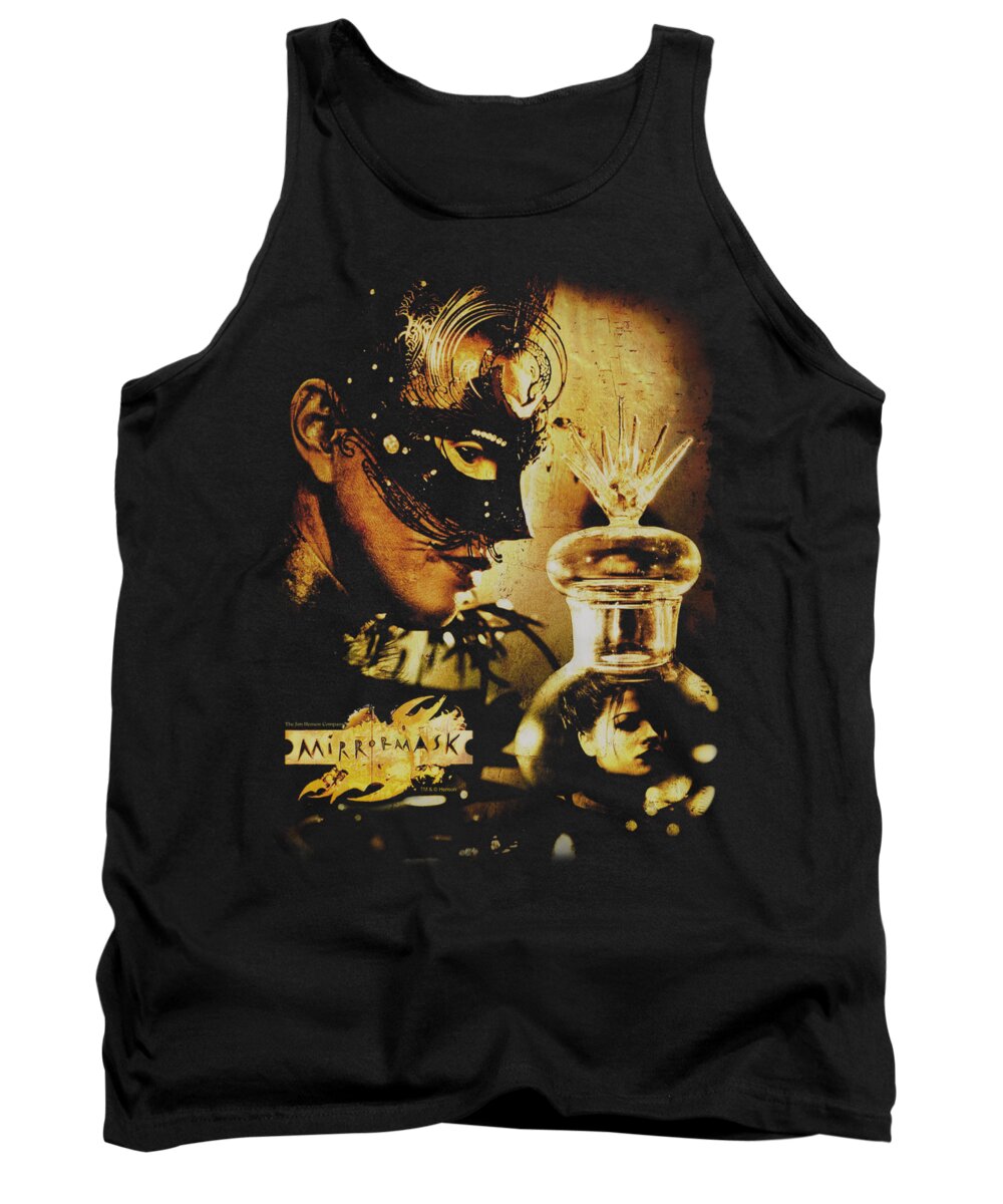 Mirrormask Tank Top featuring the digital art Mirrormask - Trapped by Brand A