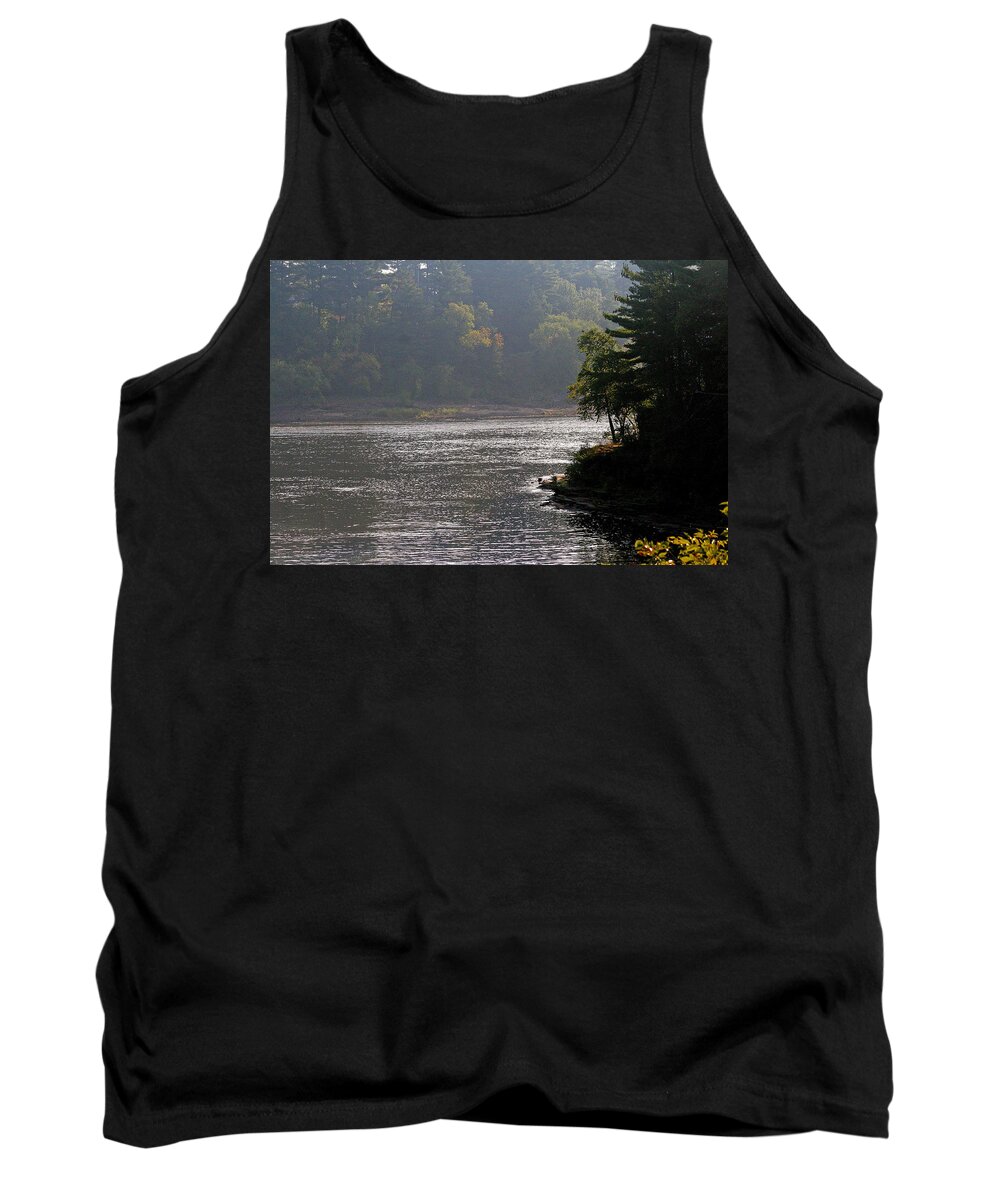Tourist Area Tank Top featuring the photograph Misty Morning by Kay Novy