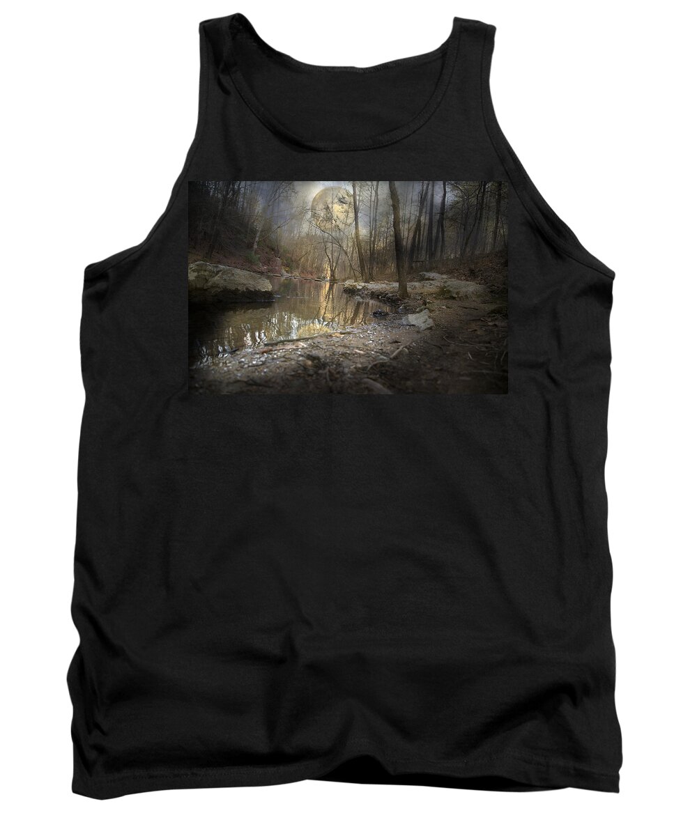 Full Tank Top featuring the photograph Moon Camp by Betsy Knapp