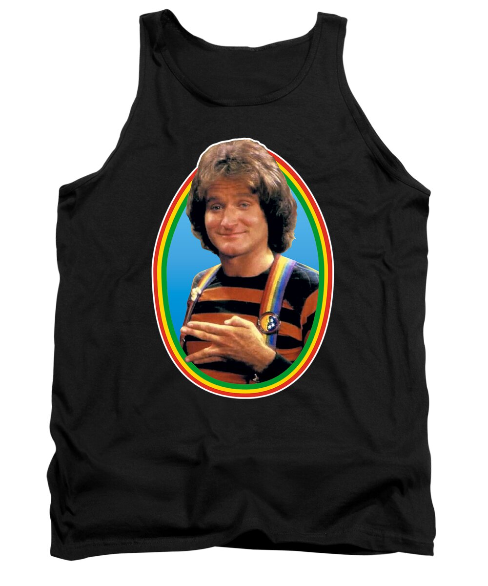  Tank Top featuring the digital art Mork And Mindy - Mork by Brand A