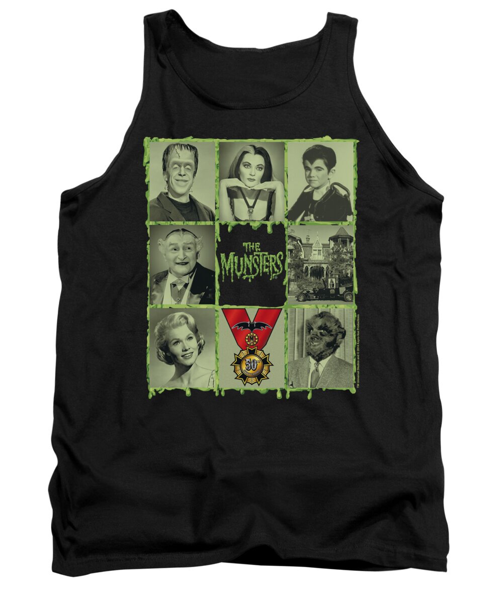  Tank Top featuring the digital art Munsters - Blocks by Brand A